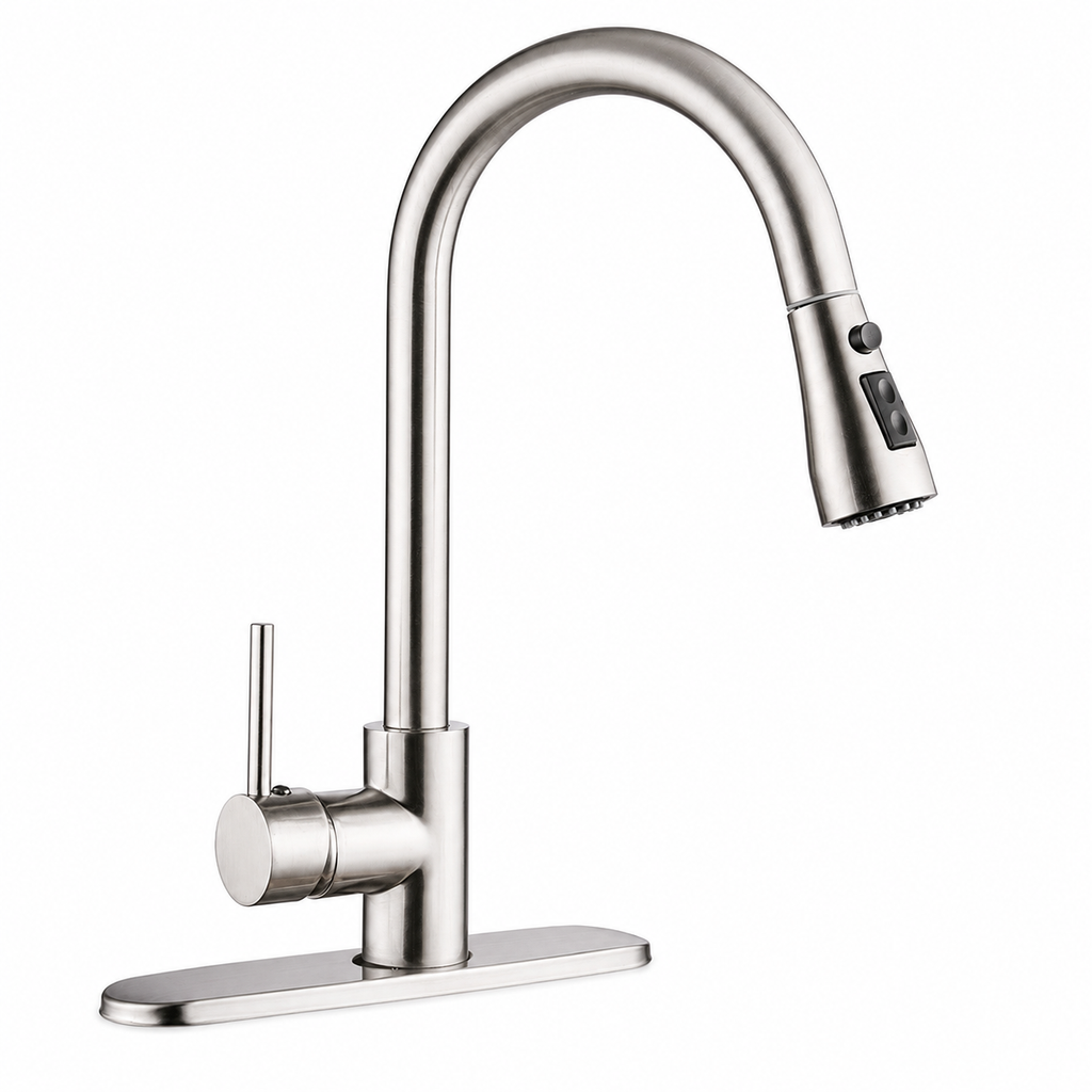 Pull-Out Kitchen Sink Faucet