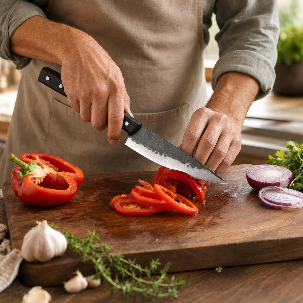 Hand-Forged Kitchen Knife