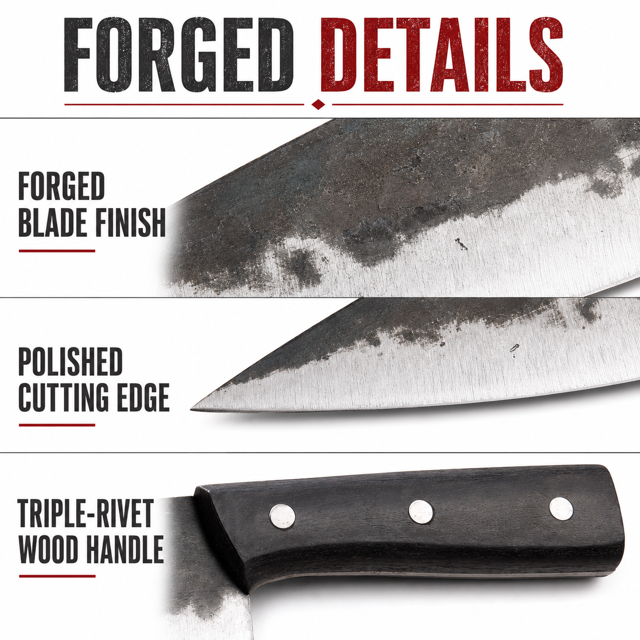 Hand-Forged Kitchen Knife