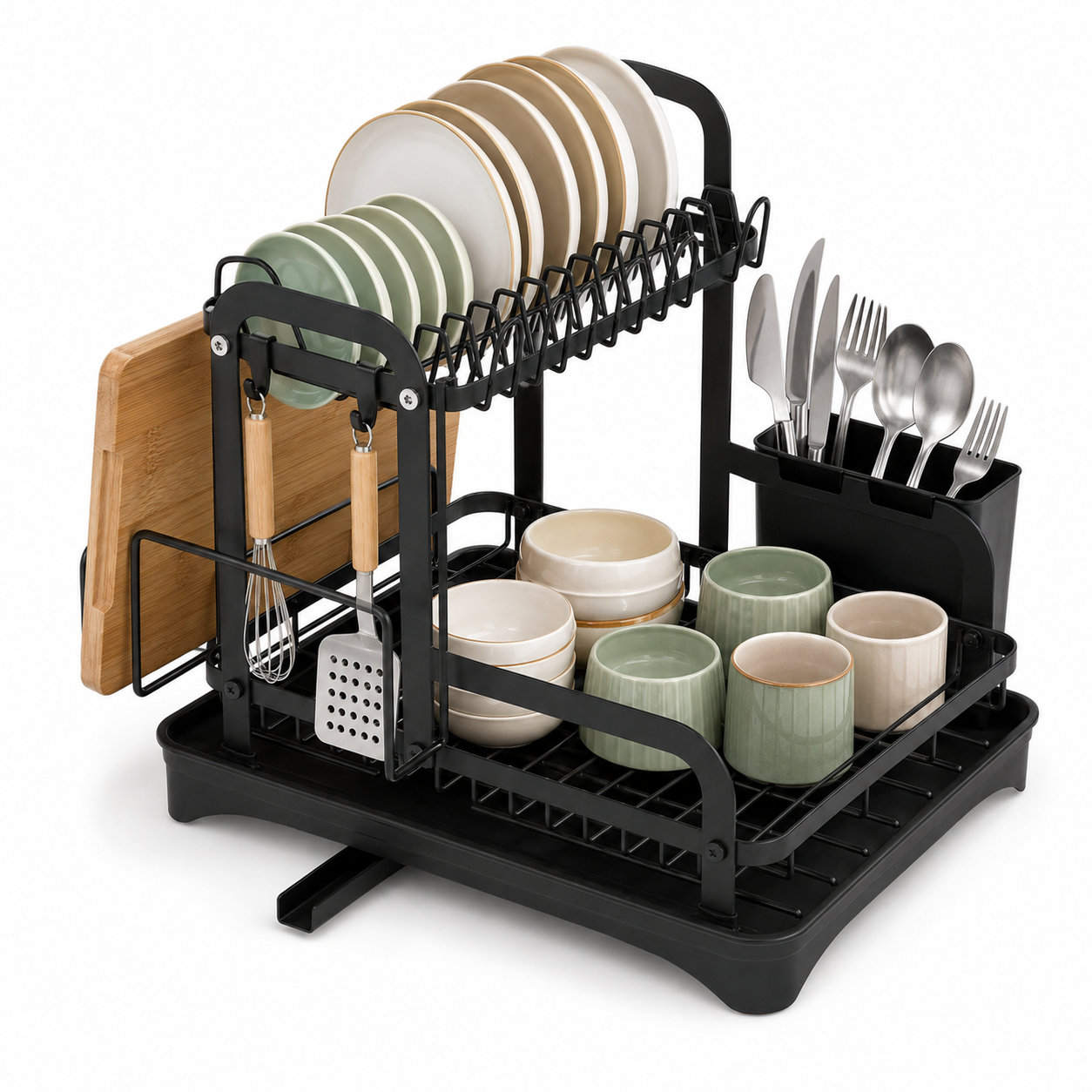 2-Tier Dish Drying Rack