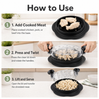 Chicken Meat Shredder Tool