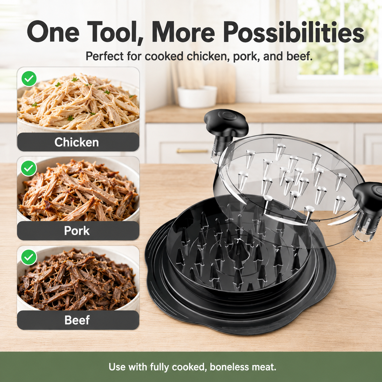 Chicken Meat Shredder Tool